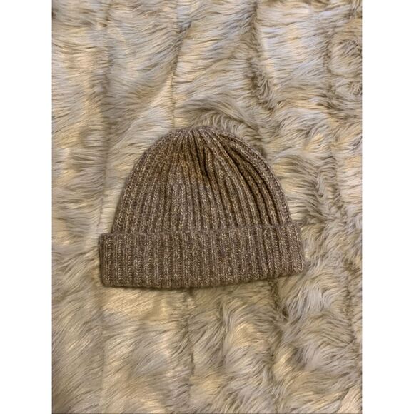 Theory Fold Over Knit Beanie - Picture 2 of 5